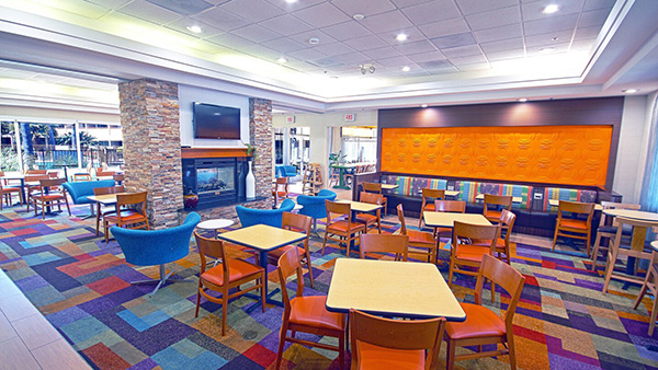Breakfast Area at Fairfield Inn Suites San Jose Airport
